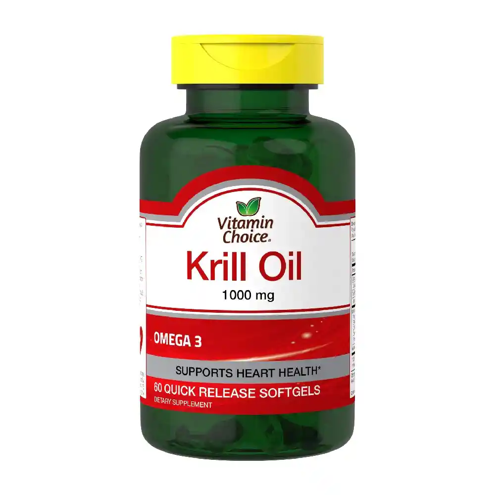 Krill Oil 1000 mg 60 Cápsulas Blandas