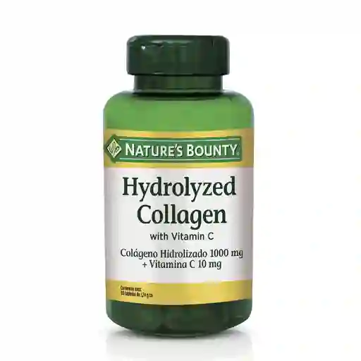 Colageno Hidrolizado Natures Bounty + Vitamina C 90 Cápsulas