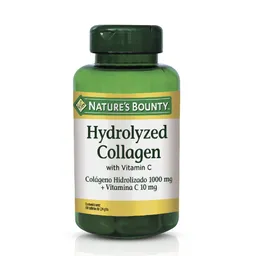 Colageno Hidrolizado Natures Bounty + Vitamina C 90 Cápsulas