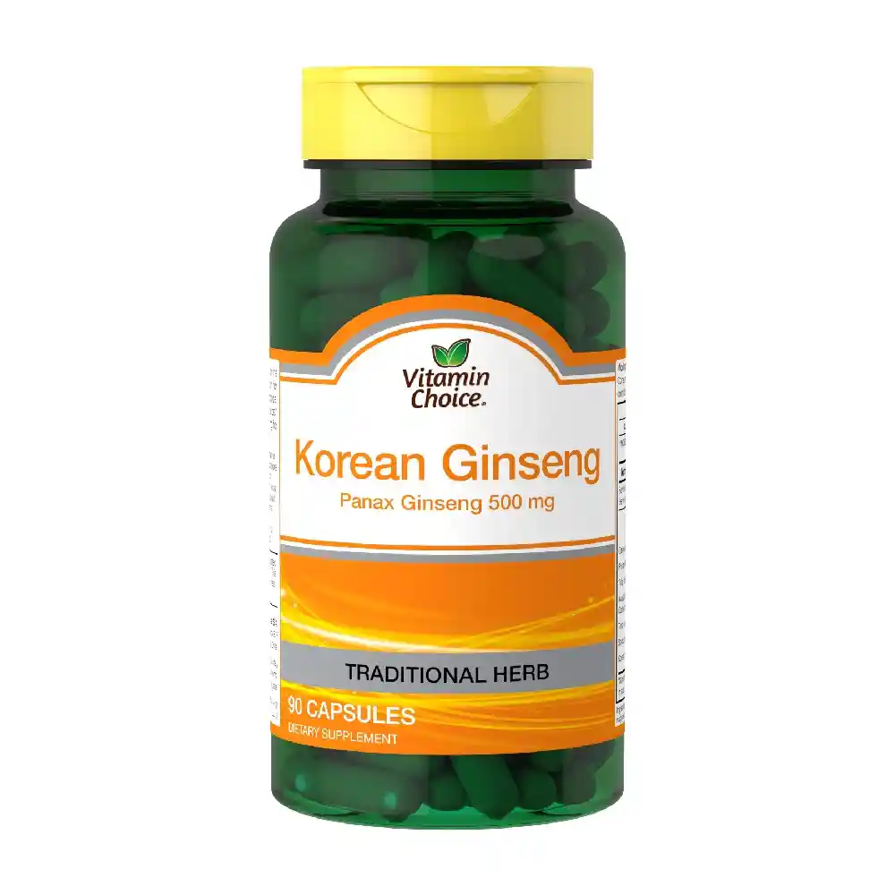 Korean Ginseng 500mg 90 Cápsulas