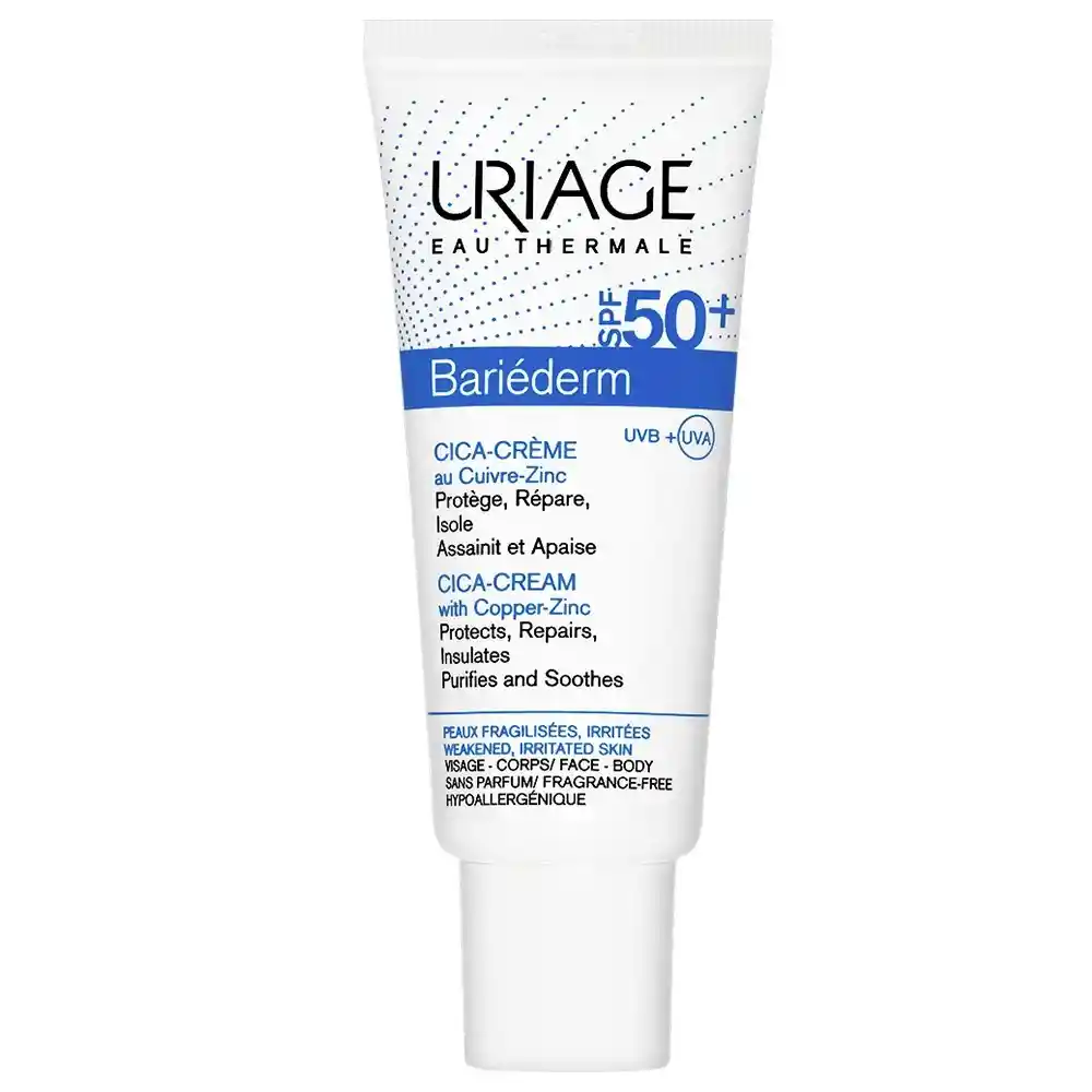 Uriage Bariederm Crema Spf50+ con Cobre y Zinc