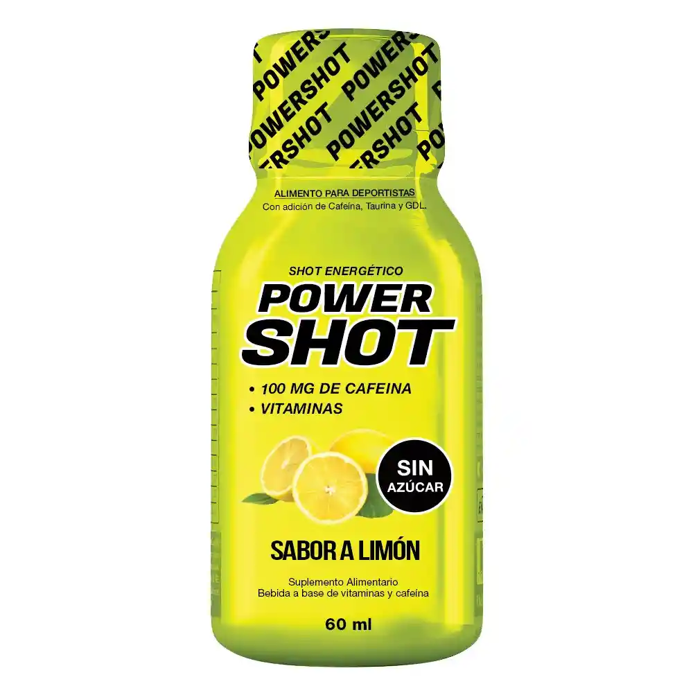 Power Shot Bebida Energética Sabor Limón