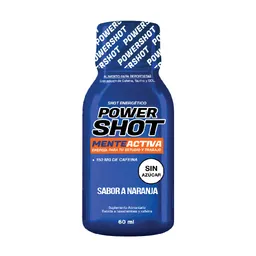 Shot Energético Mente Activa Sabor Naranja 60ml