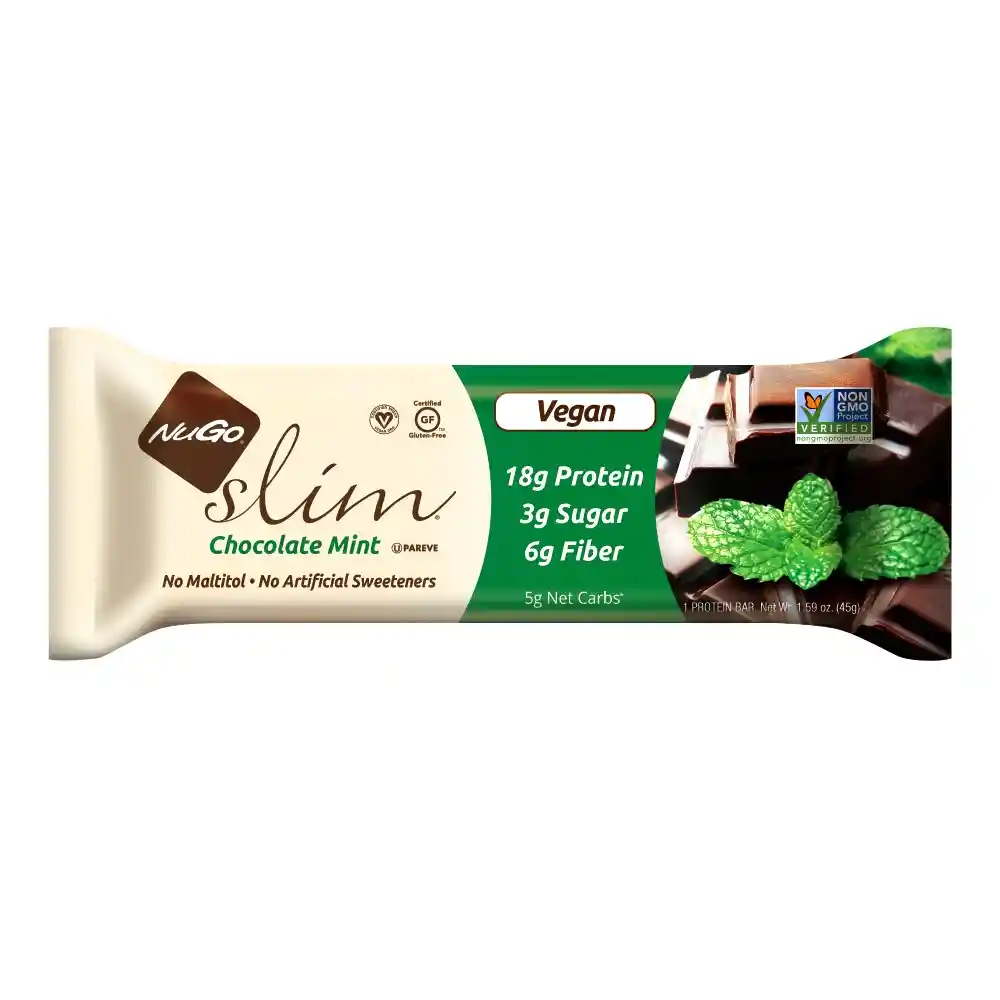 Slim Barra De Proteína Chocolate Menta 45 Gr