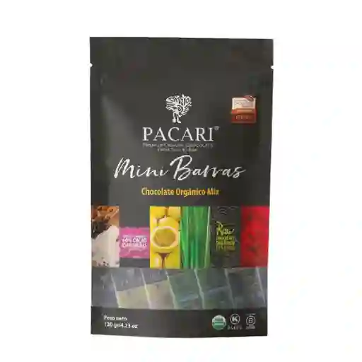 Pacari Mini Barras Chocolate Orgánico