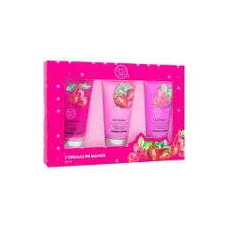 Set 3 Cremas De Manos Cherry De 50ml