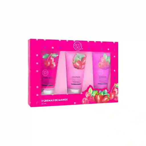 Set 3 Cremas De Manos Cherry De 50ml