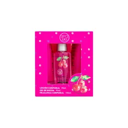 Set Crema Corporal Cherry + Shower + Body Spray