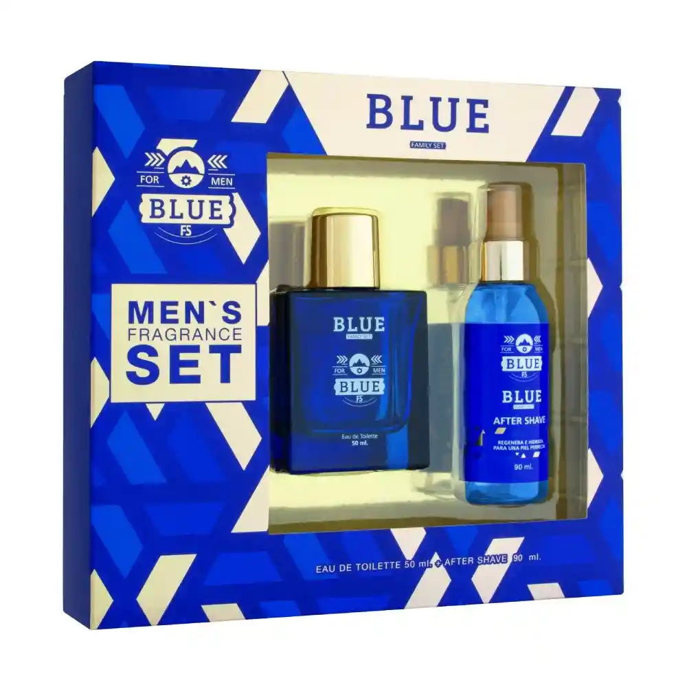 Mister Blue Eau De Toilette Spray 50ml + After Shave 100ml