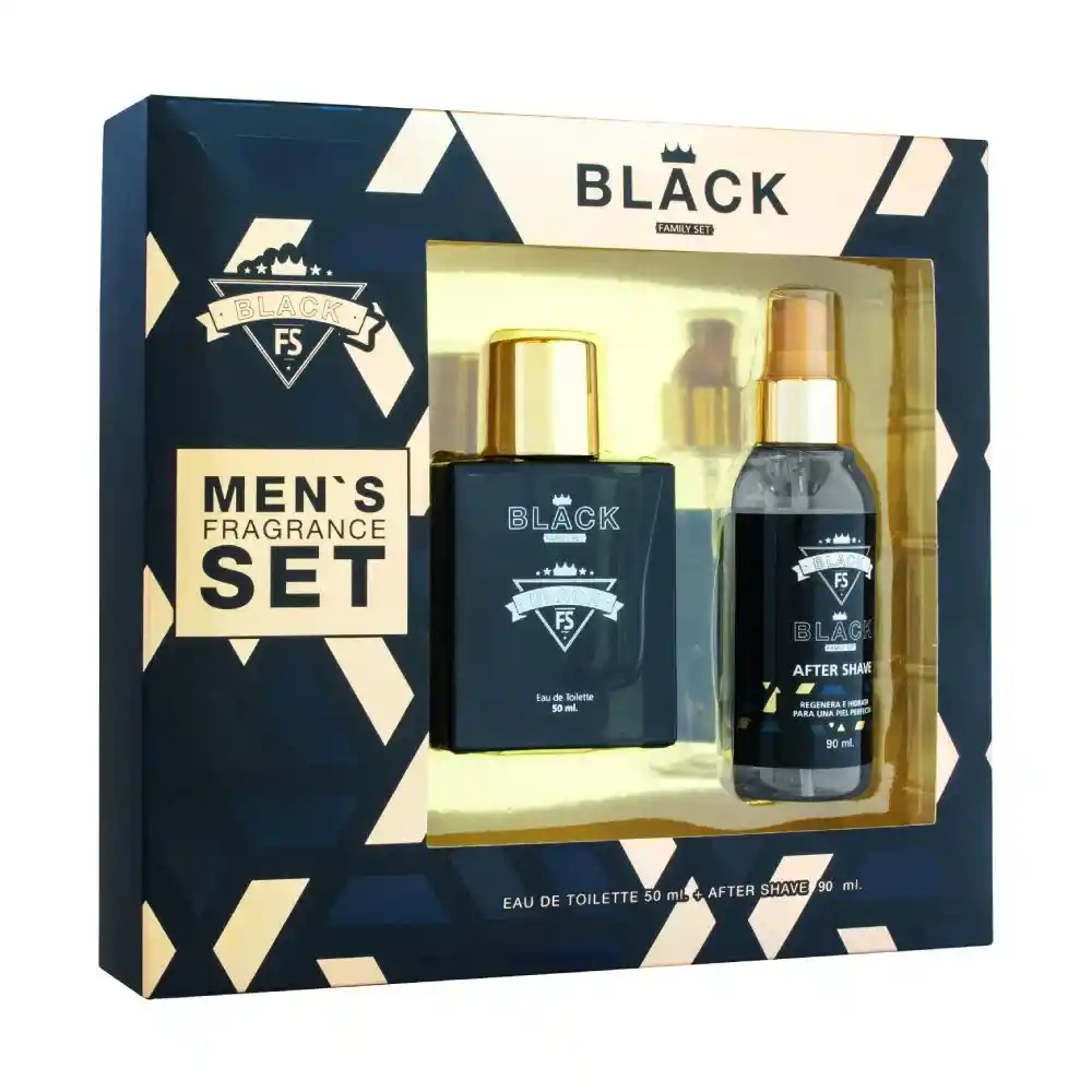 Mister Black Eau De Toilette Spray 50ml + After Shave 100ml