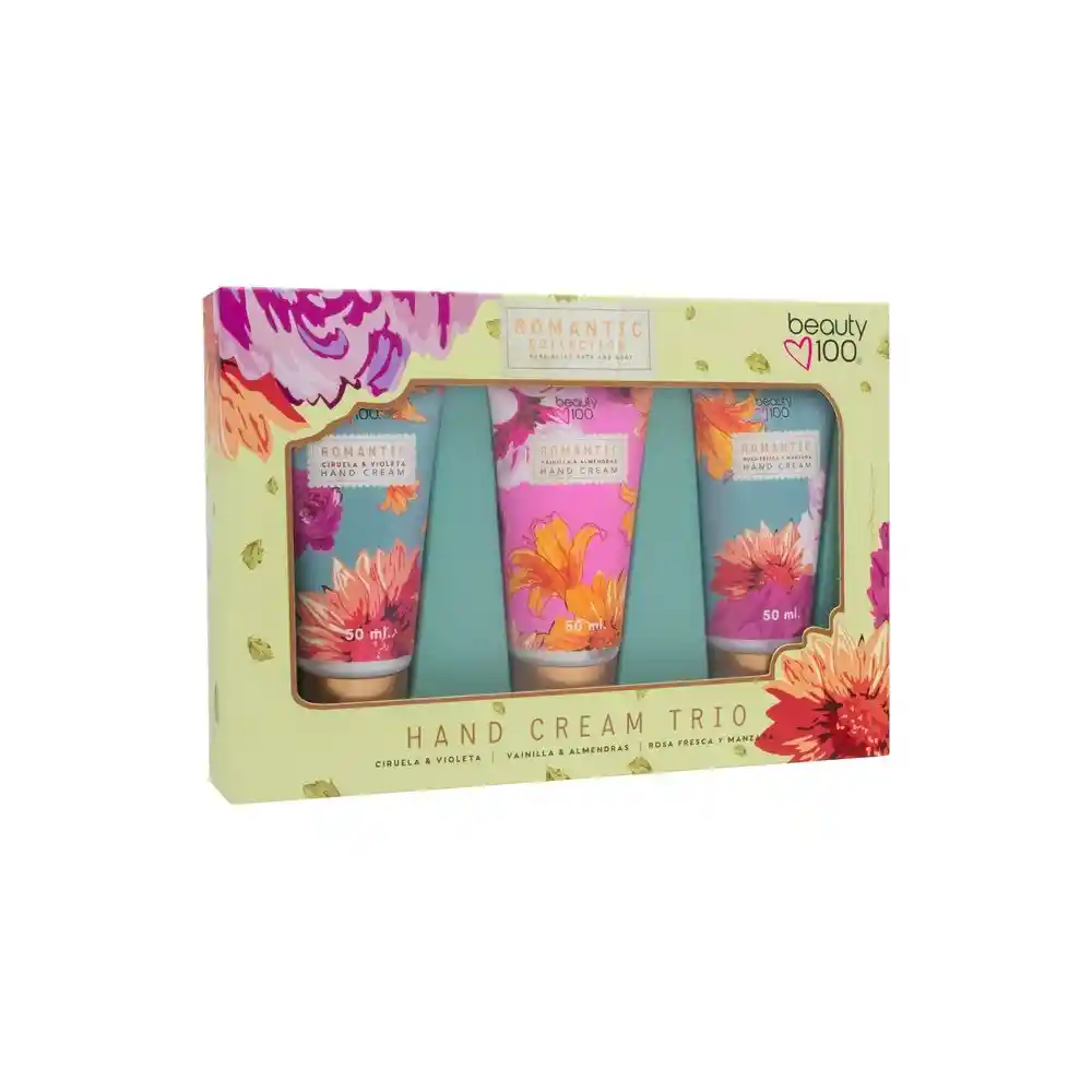 Romantic 3 Cremas De Manos 50ml