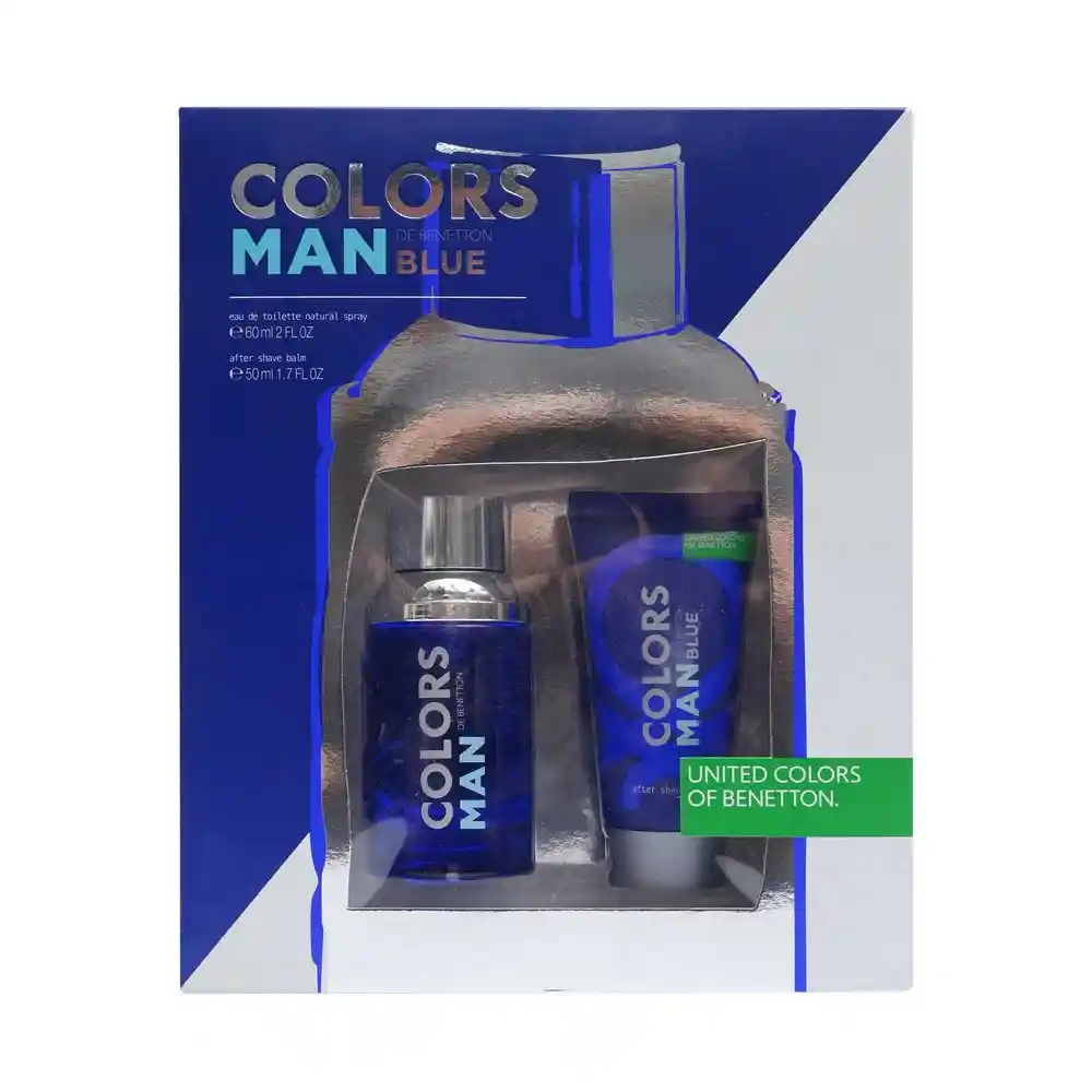 United Colors Man Blue Eau De Toilette 60ml+After Shave Balm50ml