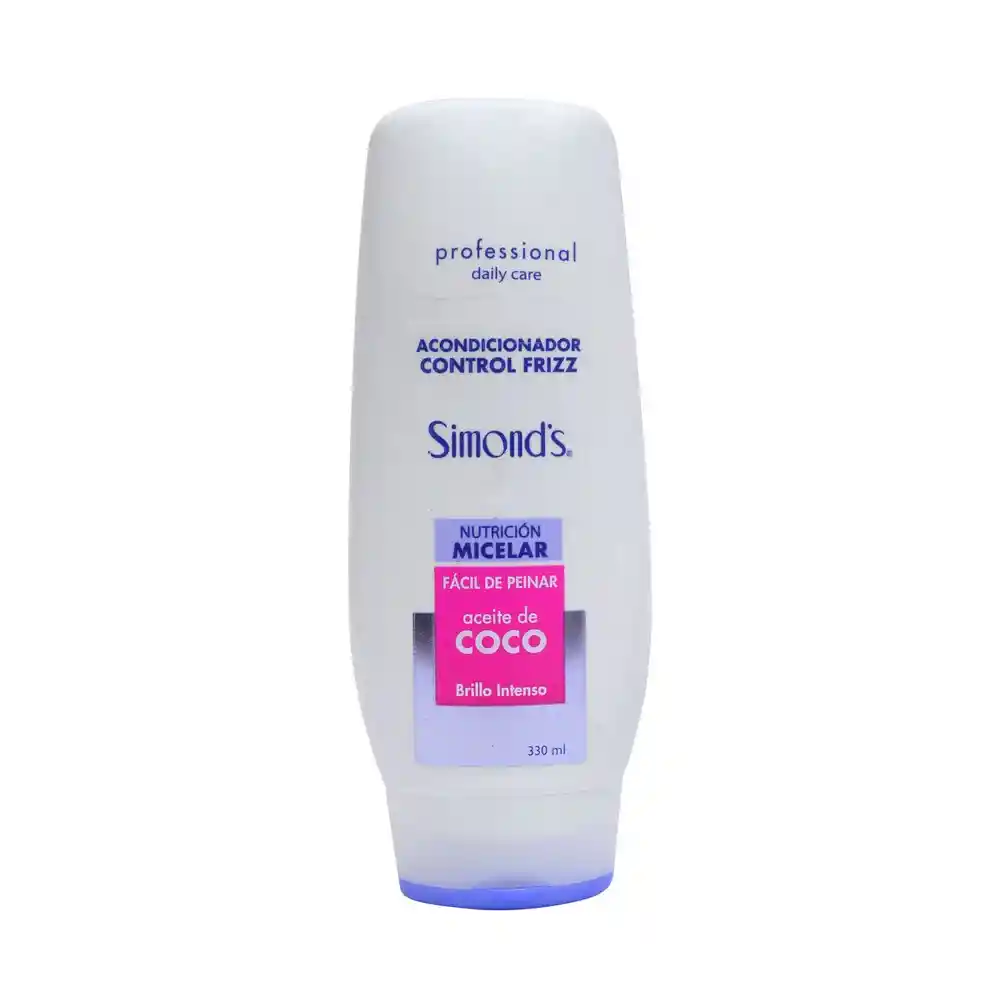 Ion Nutrición Micelar Acondicador Control Frizz Aceite Coco 330Ml