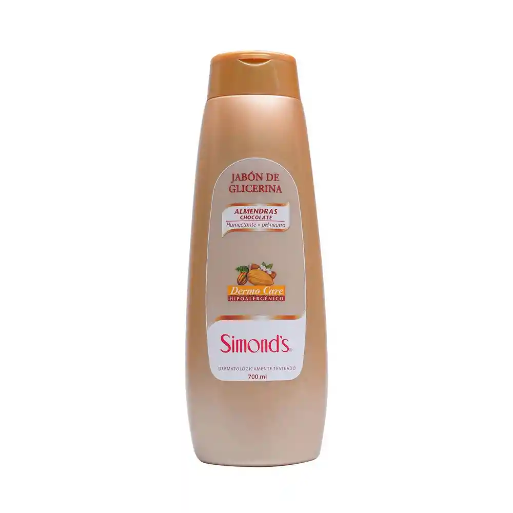 Jabón De Glicerina Almendras Chocolate Hipoalergénico 700ml