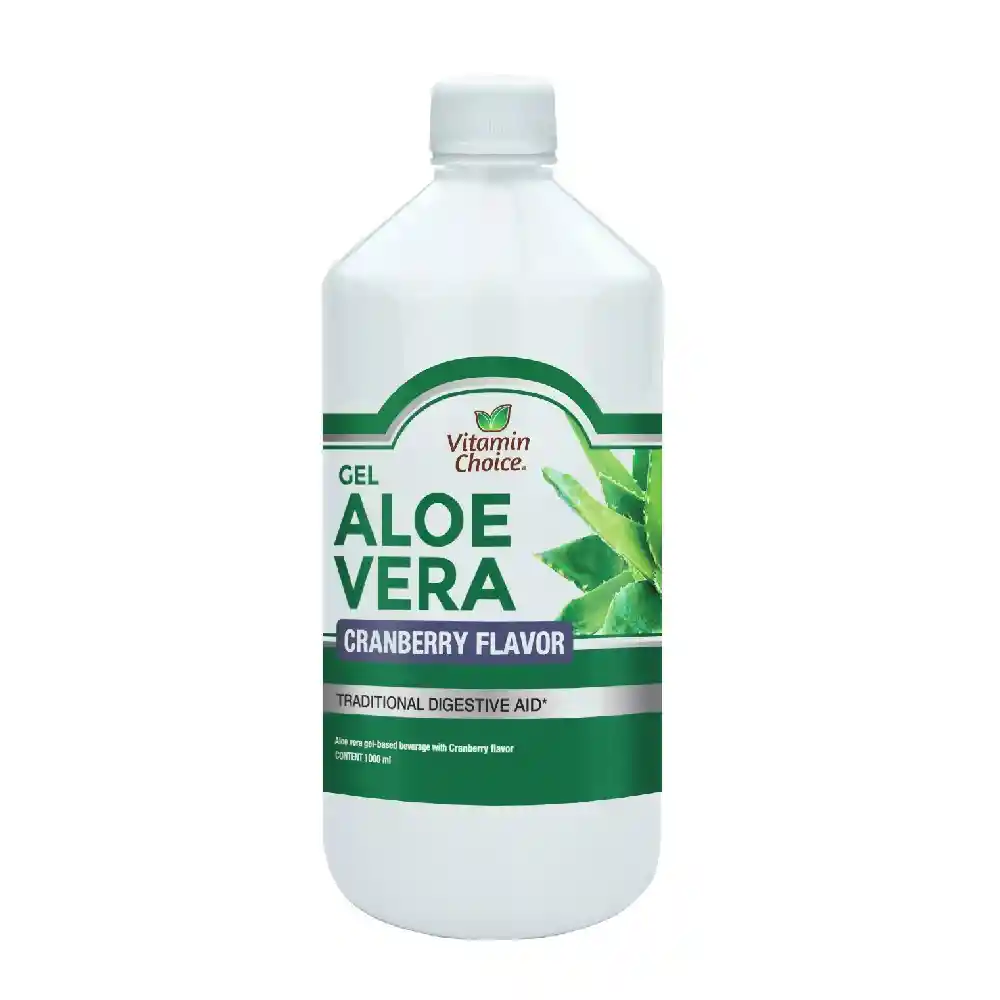 Aloe Gel Vera Sabor Cranberry 1000Ml