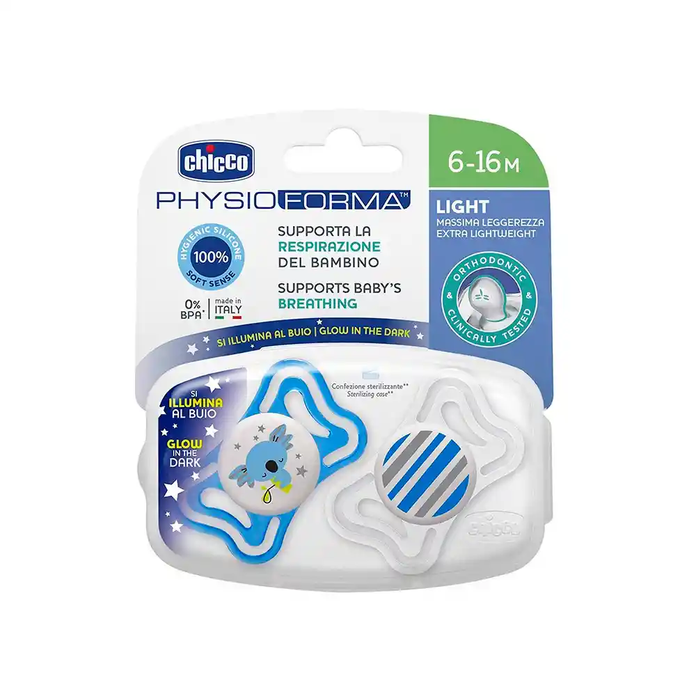 Chupete Entretención Light Lumi 6-16 M 2Pcs Variedades Niña/Niño