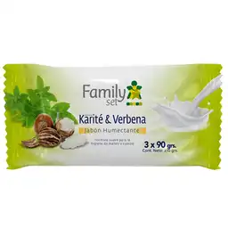 Jabón Barra Karite Y Verbena 90g X3