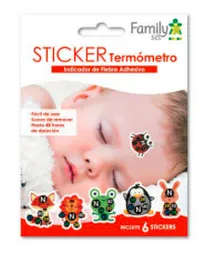 Family termómetro en sticker