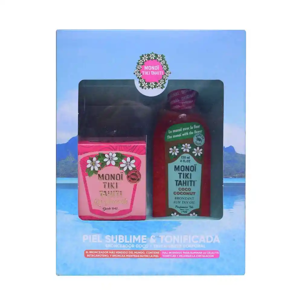 Tiki Tahiti Reafirmante 120ml + Bronceador Coco 120ml