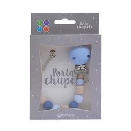 Portachupete De Silicona Celeste