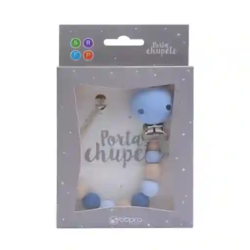 Portachupete De Silicona Celeste