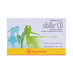 Sibilla CD Dienogest (2 mg) + Etinilestradiol (0.030 mg)