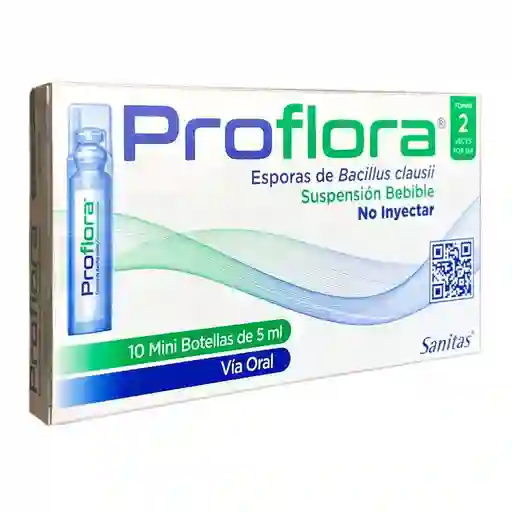 Proflora Suspensión Bebible Oral 5mL 10 Minibotellas