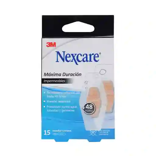 Nexcare Parches de Máxima Duración Impermeables 