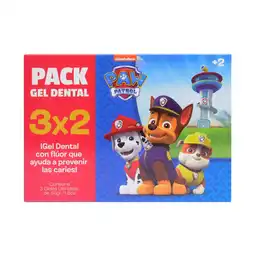 Paw Patrol Gel Dental con Flúor para Niños