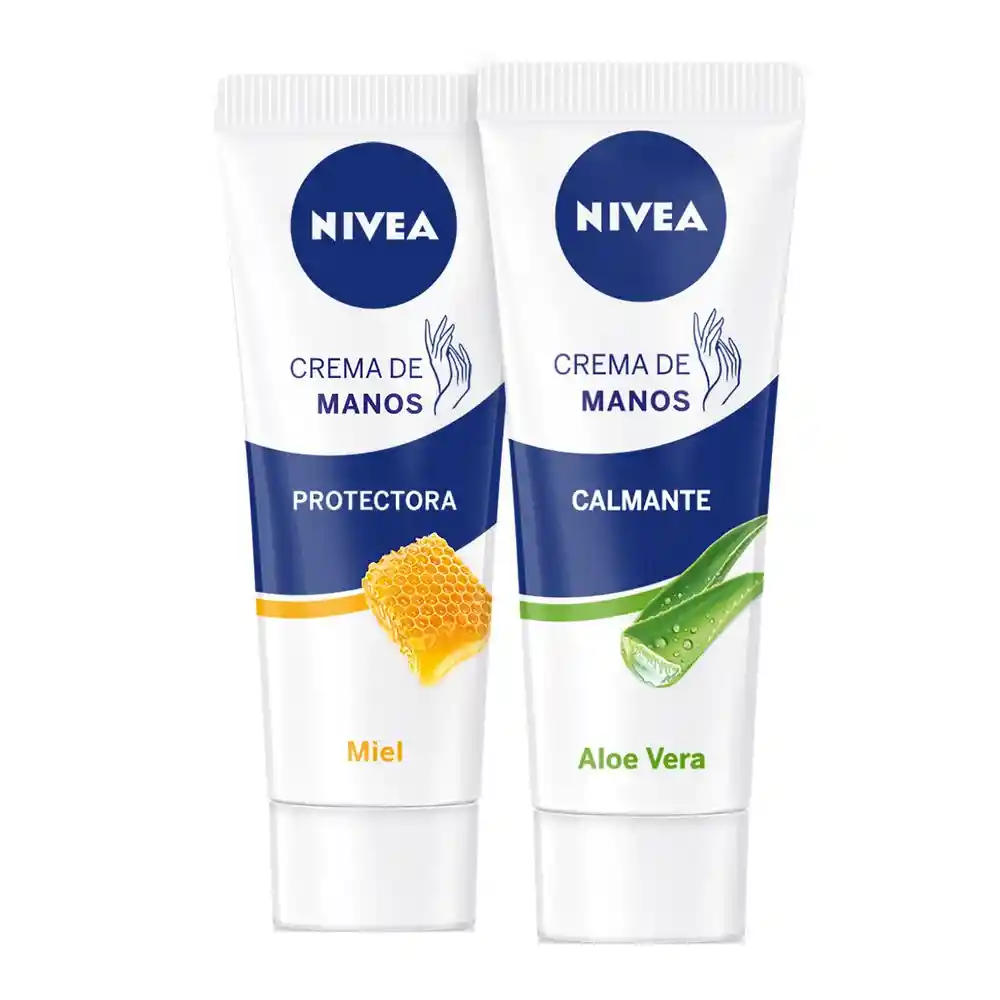 Crema De Manos Protectora Miel 100ml+Crema Manos Aloe Vera 100ml