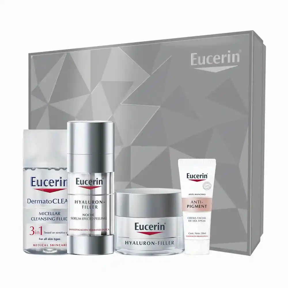 Eucerin Set Cuidado Facial Anti Edad  Micellar cleansing fluido