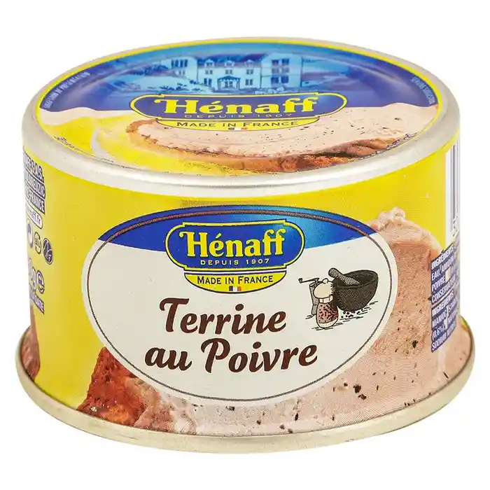 Hénaff Pate Terr Foie Pim Lata