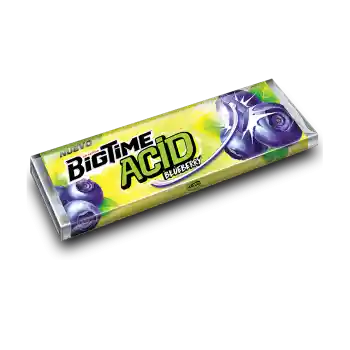 Arcor Chicle Bigtime Acid Blueberry 