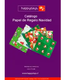 Happydays Papel Rollo Navidad