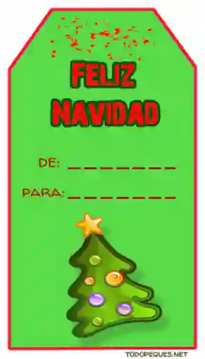 Set Tarjetitas De-para Navidad Happydays