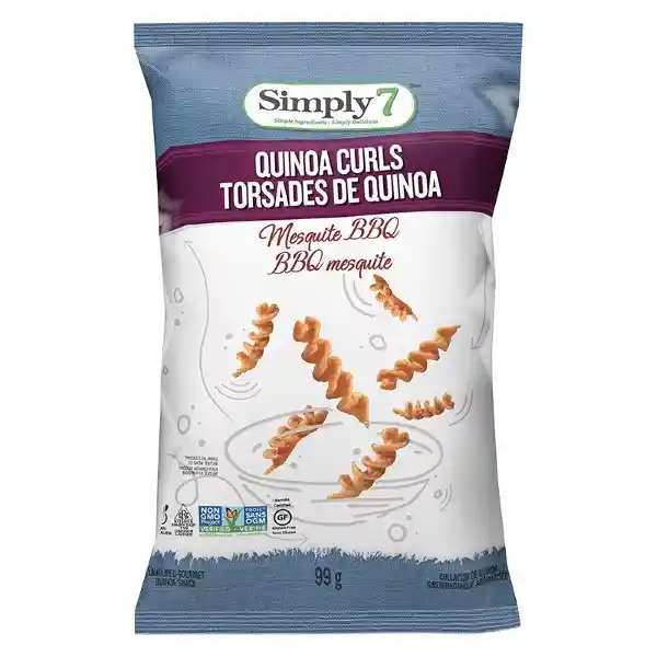 Simply 7 Snack de Quinoa Mesquite Sabor a BBQ