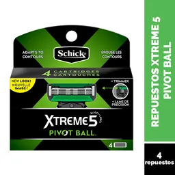 Schick Maquina de Afeitar Extreme 5 Pivot Ball