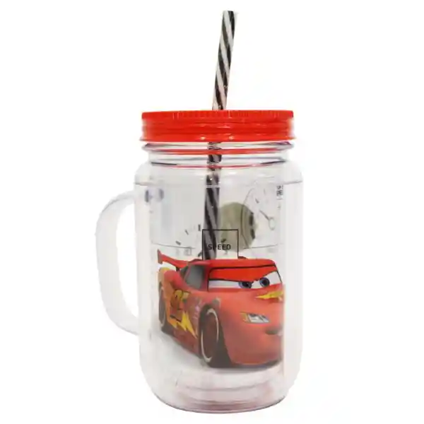 Vaso Mango Vidrio Disney