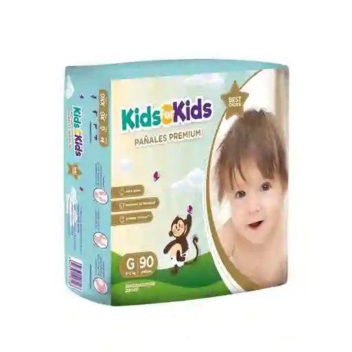 Kids For Kids Pañales Premium Talla G