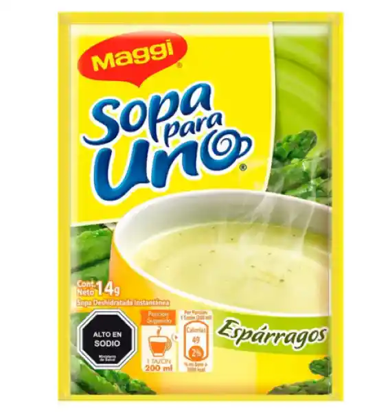 Maggi Sopa Para Uno Esparragos