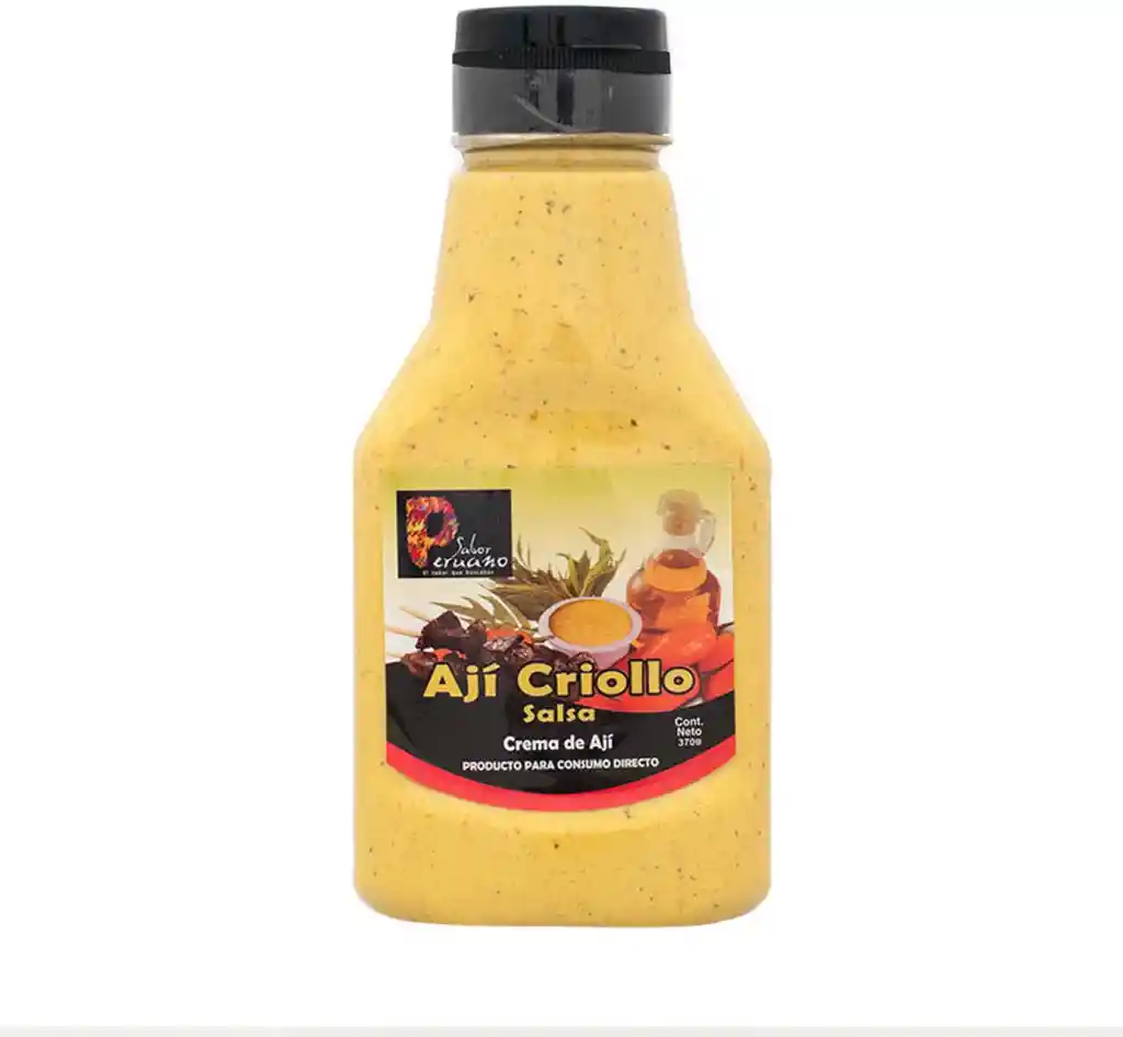 Sabor Peruano Salsa Aji Criolllo Botella 370 G