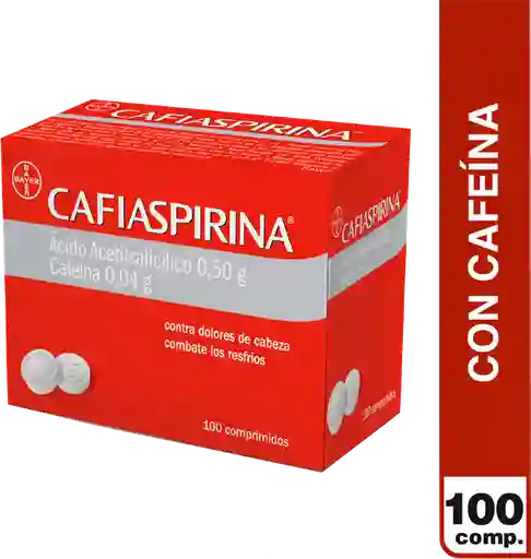 Cafiaspirina (0.50 mg/0.04 mg)