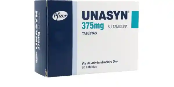 UNASYN A Sultamicilina 375 Mg 16 Comprimidos