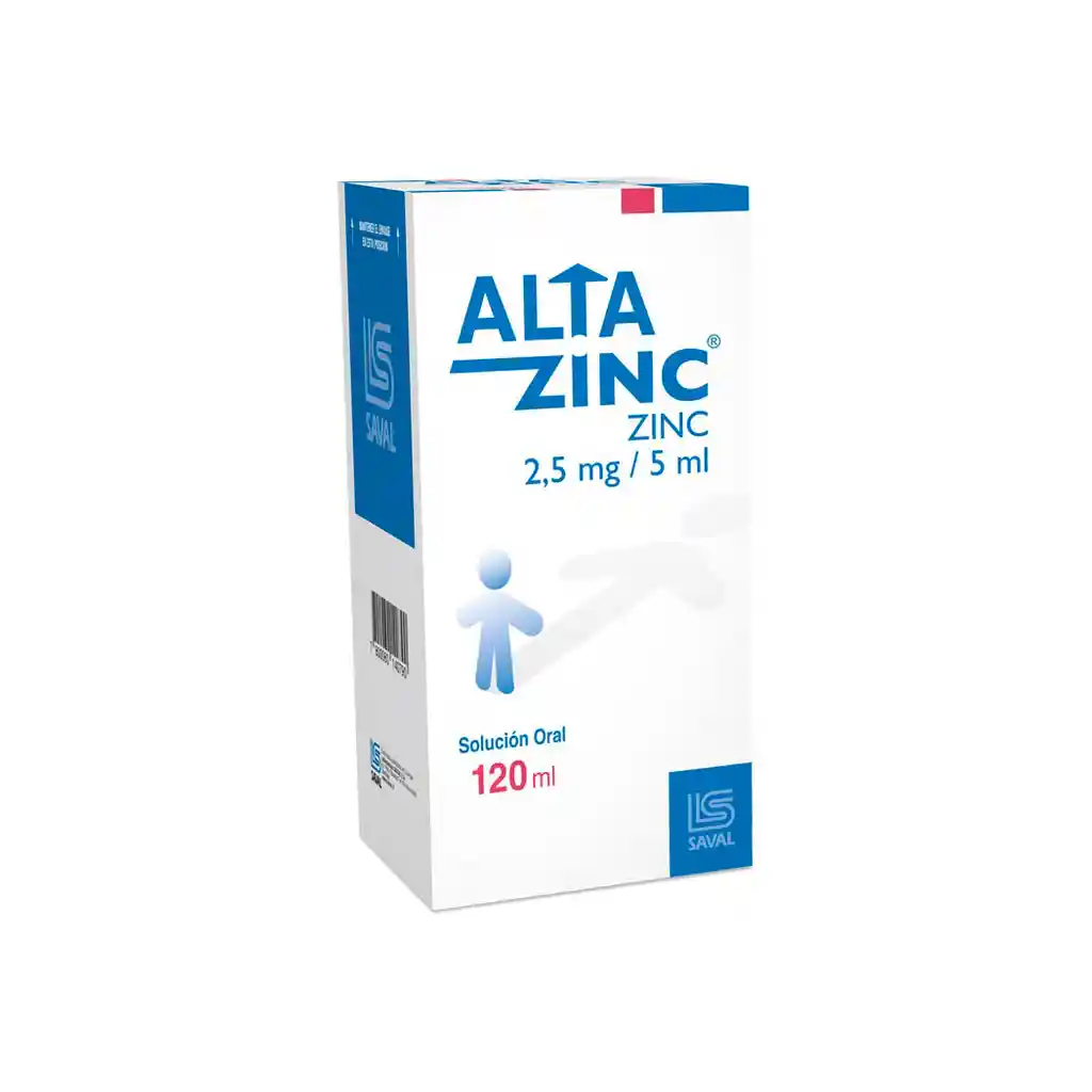 Alta Zinc 2,5 mg/5 mL Solucion Oral