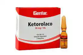 Ketorolaco Antiinflamatorio ( 30mg / 1ml )