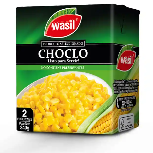 Wasil Choclo en Grano Congelado