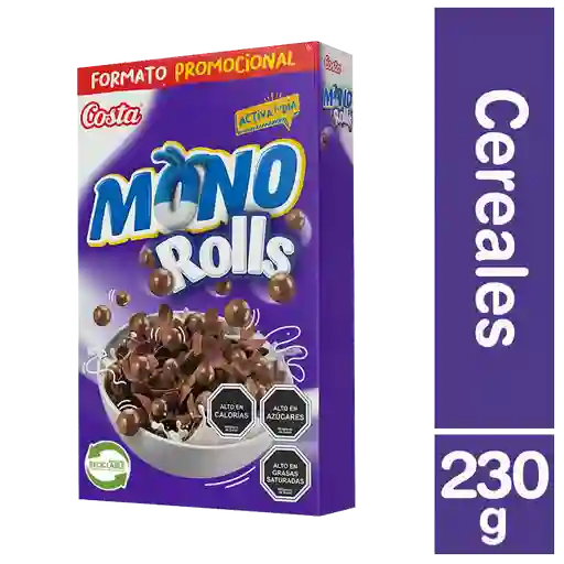 Costa Cereal Mono Rolls Sabor a Chocolate