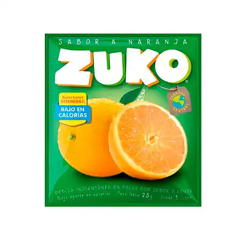 Zuko Jugo en Polvo Naranja 