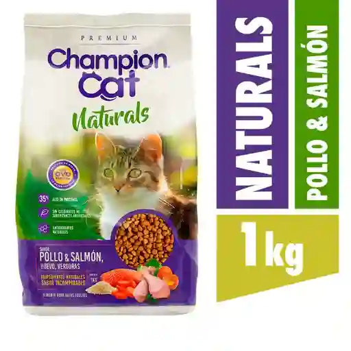 Champion Cat Alimento Seco Naturals 1Kg