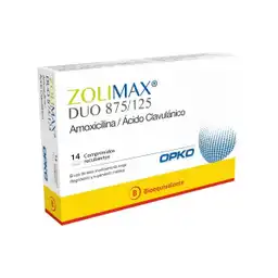  Zolimax Antibiotico Duo En  comp Rimidos Recubiertos 